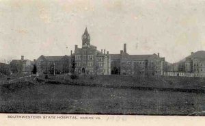 SWVMHI የድሮ የግንባታ ፖስታ ካርድ። 1906